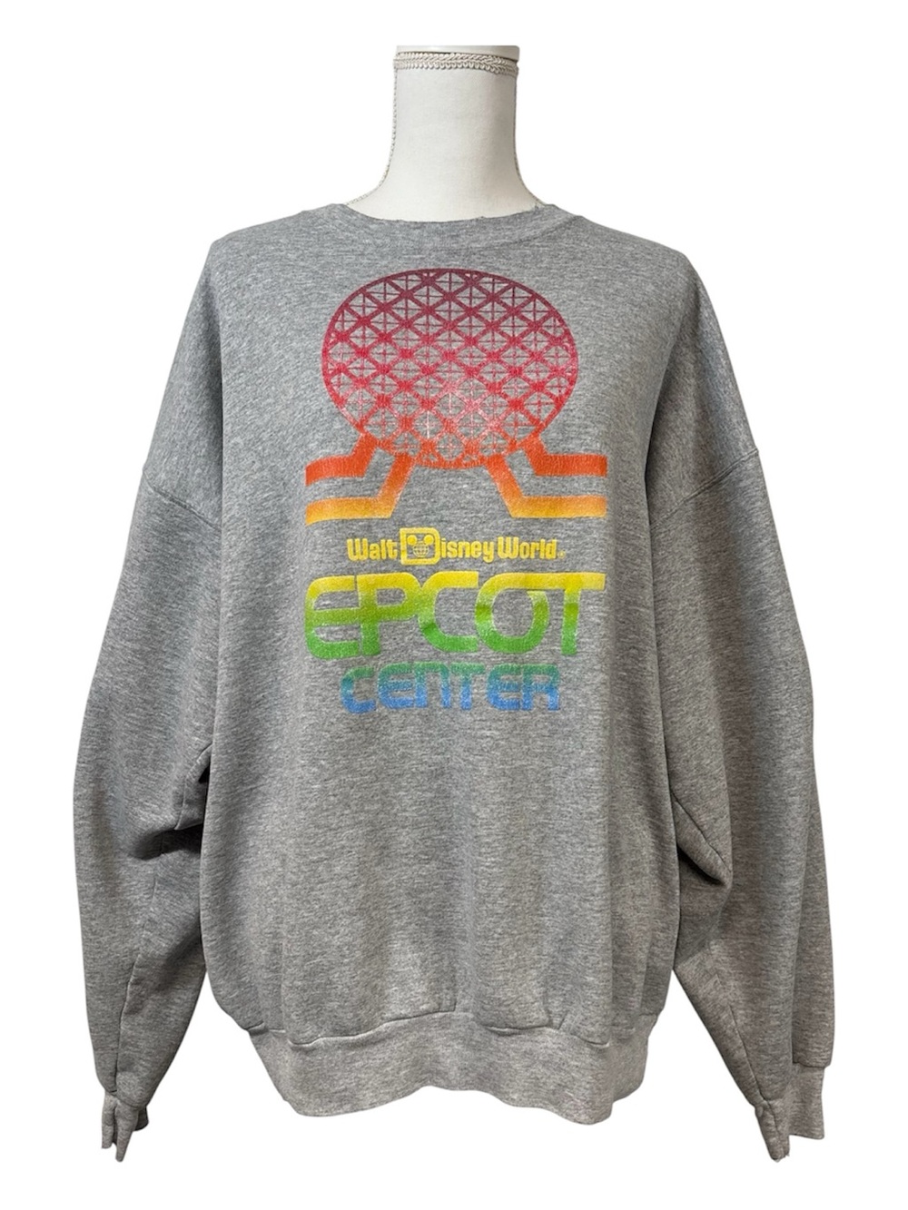 Walt Disney World Epcot Ball Vintage Retro Sweatshirt XL Unisex Crewneck